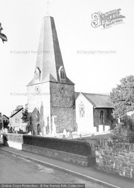 Photo of Porlock, The Church c.1955