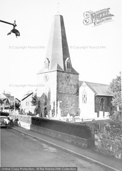 Photo of Porlock, The Church c.1955