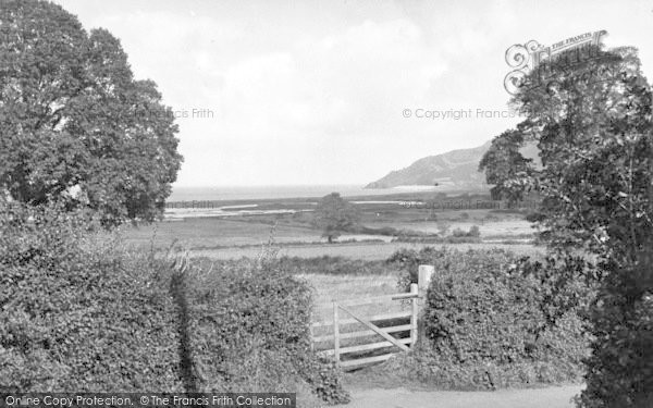 Photo of Porlock, The Coast From Porlock Weir c.1955