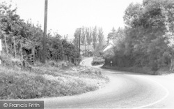 The Foot Of Porlock Hill c.1955, Porlock