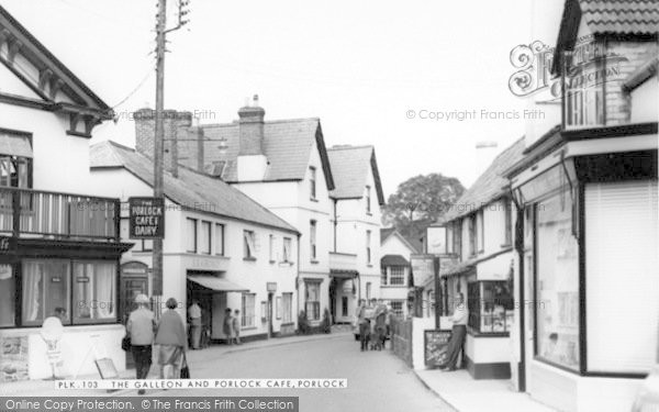 Photo of Porlock, The Galleon And Porlock Cafe c.1960