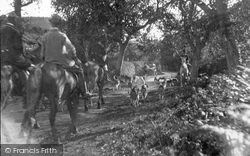The Horner Valley With The Devon And Somerset Stag Hounds 1907, Porlock