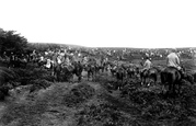 The Hunt Meet At Hawkcombe Head 1907, Porlock