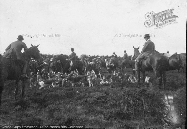 Photo of Porlock, The Hunt Meet, Hawkcombe Head 1907