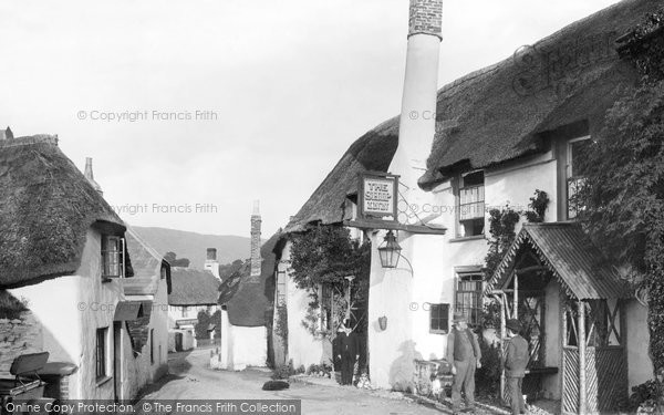 Photo of Porlock, The Ship Inn 1890