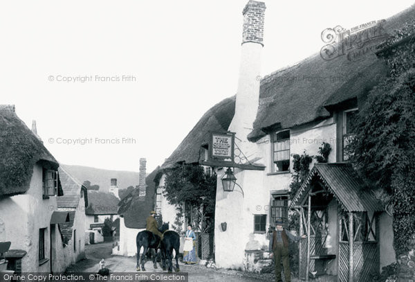 Photo of Porlock, The Ship Inn 1890