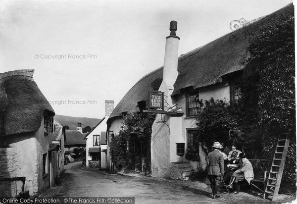 Photo of Porlock, The Ship Inn 1907