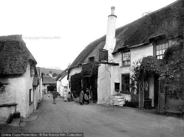 Photo of Porlock, The Ship Inn 1923