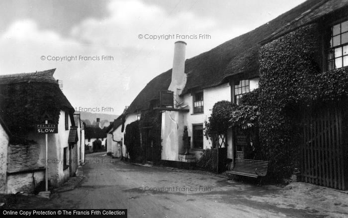 Photo of Porlock, The Ship Inn c.1935