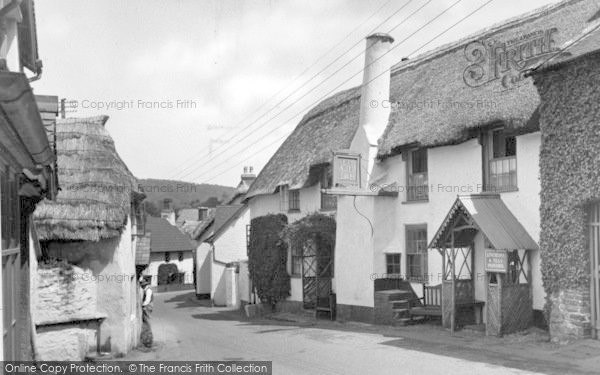 Photo of Porlock, The Ship Inn c.1939