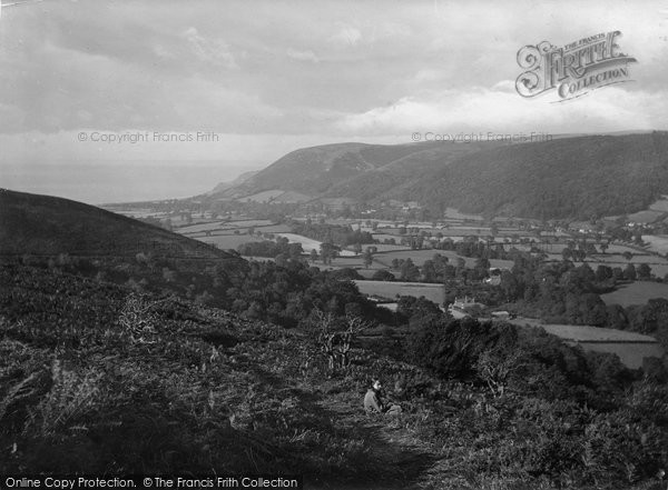Photo of Porlock, Vale And Granny's Ride From Horner 1923