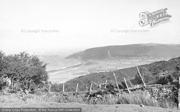 Photo of Porlock, View From The Toll Road c.1955