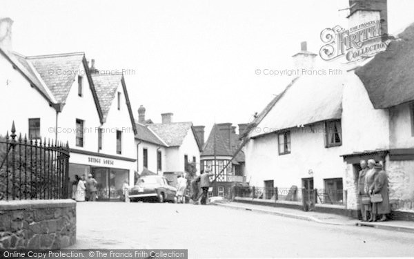 Photo of Porlock, Village c.1955