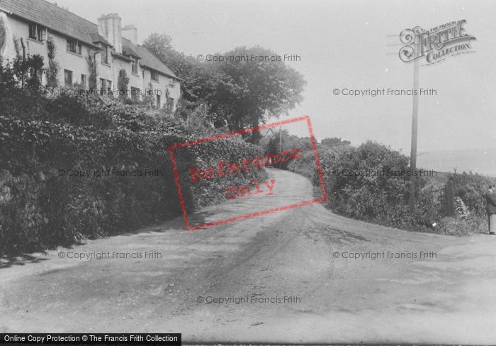 Photo of Porlock Weir, 1929