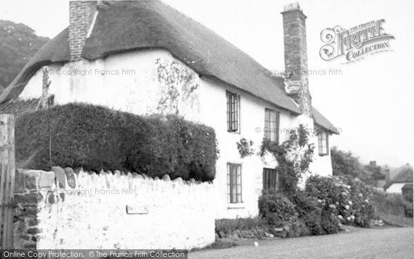 Photo of Porlock Weir, An Old Cottage c.1955