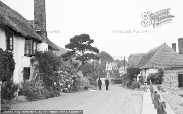 Photo of Porlock Weir, Approach To Village 1939