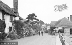 Approach To Village 1939, Porlock Weir
