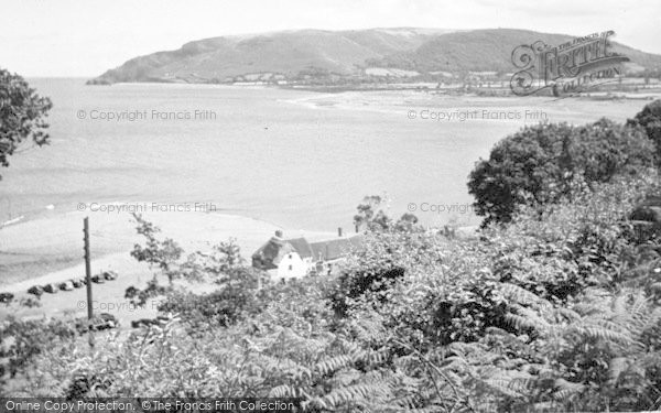 Photo of Porlock Weir, Bay And Hurlstone Point c.1955