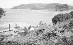 Bay And Hurlstone Point c.1955, Porlock Weir