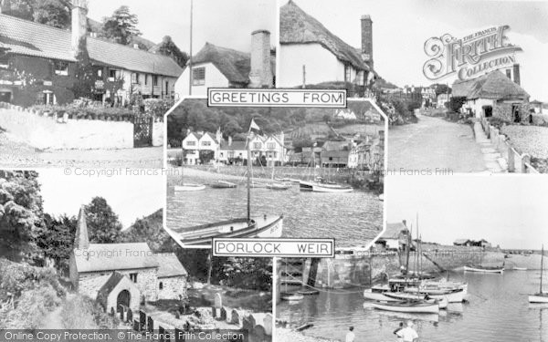 Photo of Porlock Weir, Composite c.1955