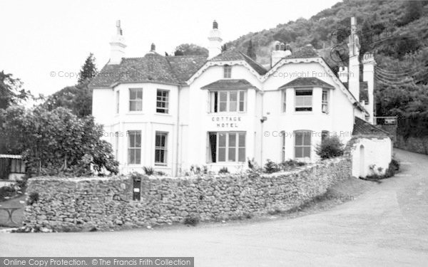 Photo of Porlock Weir, Cottage Hotel c.1960