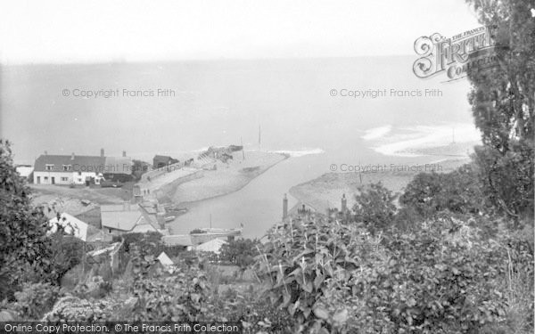 Photo of Porlock Weir, From Above 1929