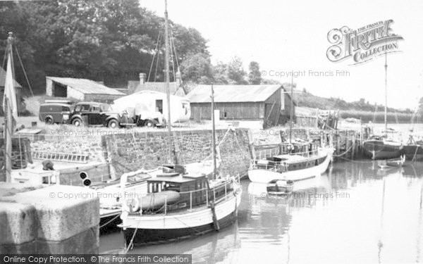 Photo of Porlock Weir, From The Lock Gates c.1955