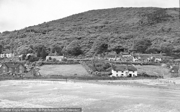 Photo of Porlock Weir, From The Sea 1929