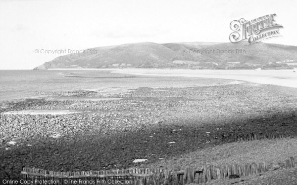 Photo of Porlock Weir, Hurlstone Point c.1960