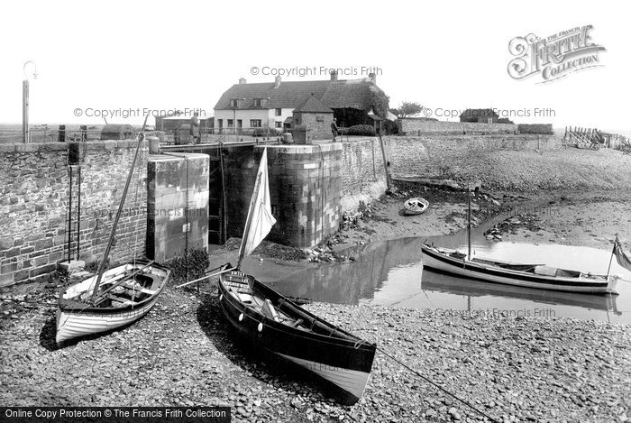 Photo of Porlock Weir, Low Tide 1929