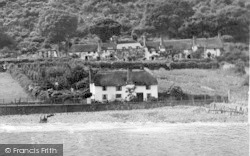 Old Cottages 1929, Porlock Weir