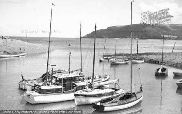 Photo of Porlock Weir, The Harbour And Hurlstone Point c.1955