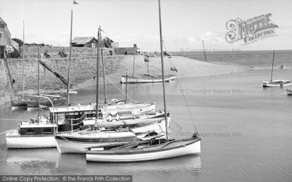 Photo of Porlock Weir, The Harbour c.1955