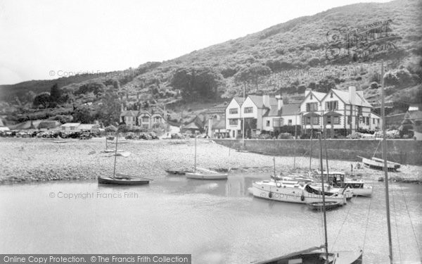 Photo of Porlock Weir, The Harbour c.1955
