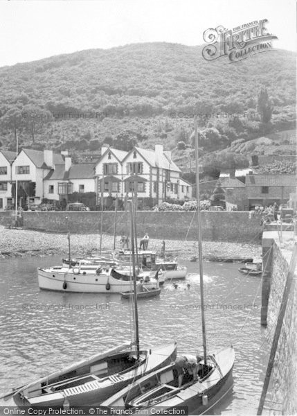 Photo of Porlock Weir, The Harbour c.1955
