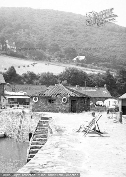 Photo of Porlock Weir, The Harbour c.1955