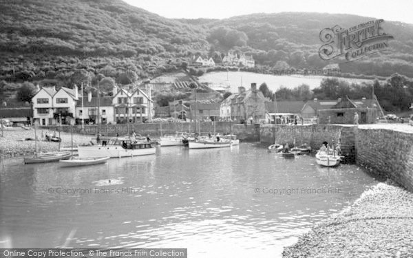 Photo of Porlock Weir, The Harbour c.1960