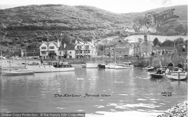 Photo of Porlock Weir, The Harbour c.1960