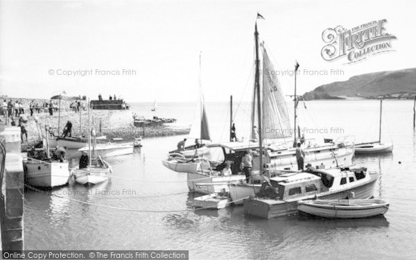 Photo of Porlock Weir, The Harbour c.1965