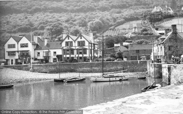 Photo of Porlock Weir, The Lock c.1955