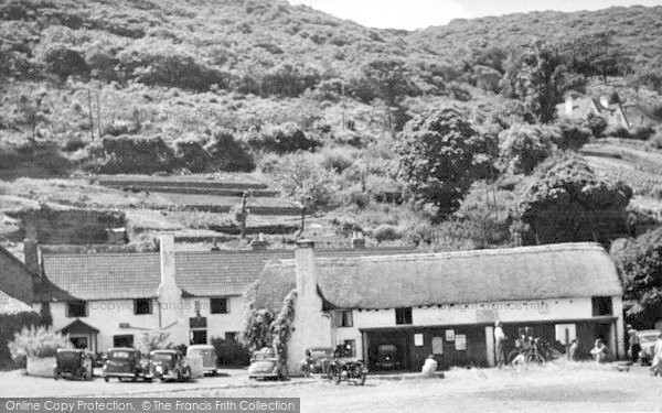 Photo of Porlock Weir, The Ship Inn c.1955