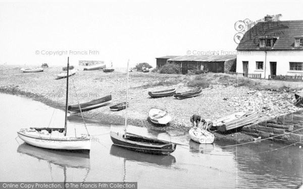 Photo of Porlock Weir, View From Lock Gates c.1955