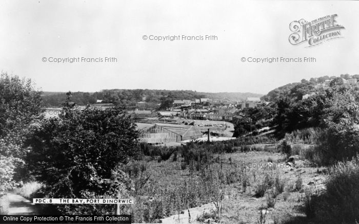 Photo of Port Dinorwic, The Bay c.1960