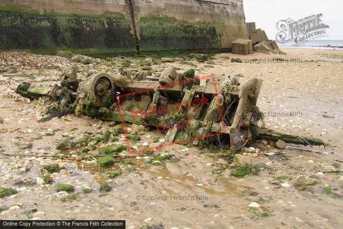 Photo of Port En Bessin, World War II Truck Buried On The Beach 2008
