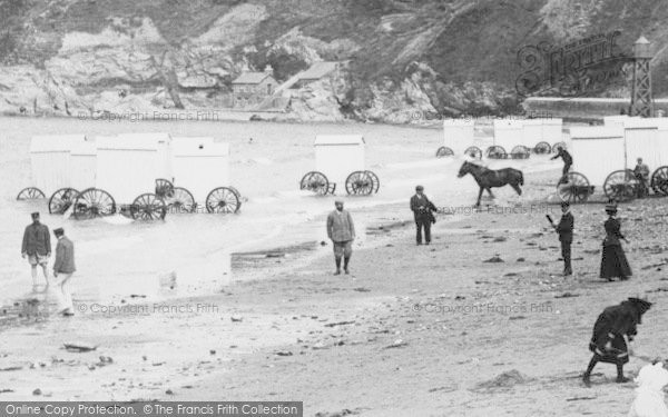 Photo of Port Erin, Bathing Machines 1897