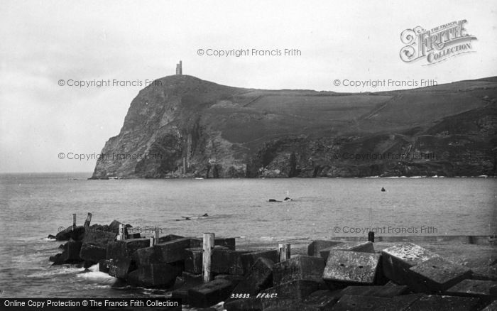 Photo of Port Erin, Bradda Head 1894