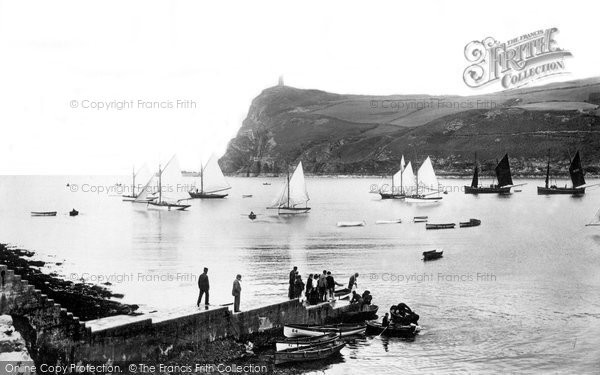 Photo of Port Erin, Bradda Head 1895