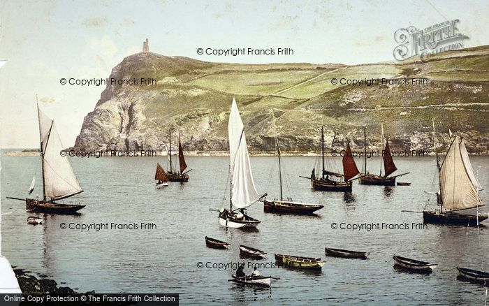 Photo of Port Erin, Bradda Head c.1895