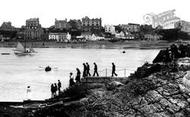 Heading For The Boats 1897, Port Erin