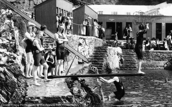 Photo of Port Erin, The Diving Board 1907